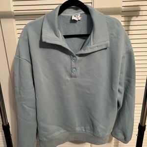 Princess Polly Sky Blue Cowl Neck Sweater